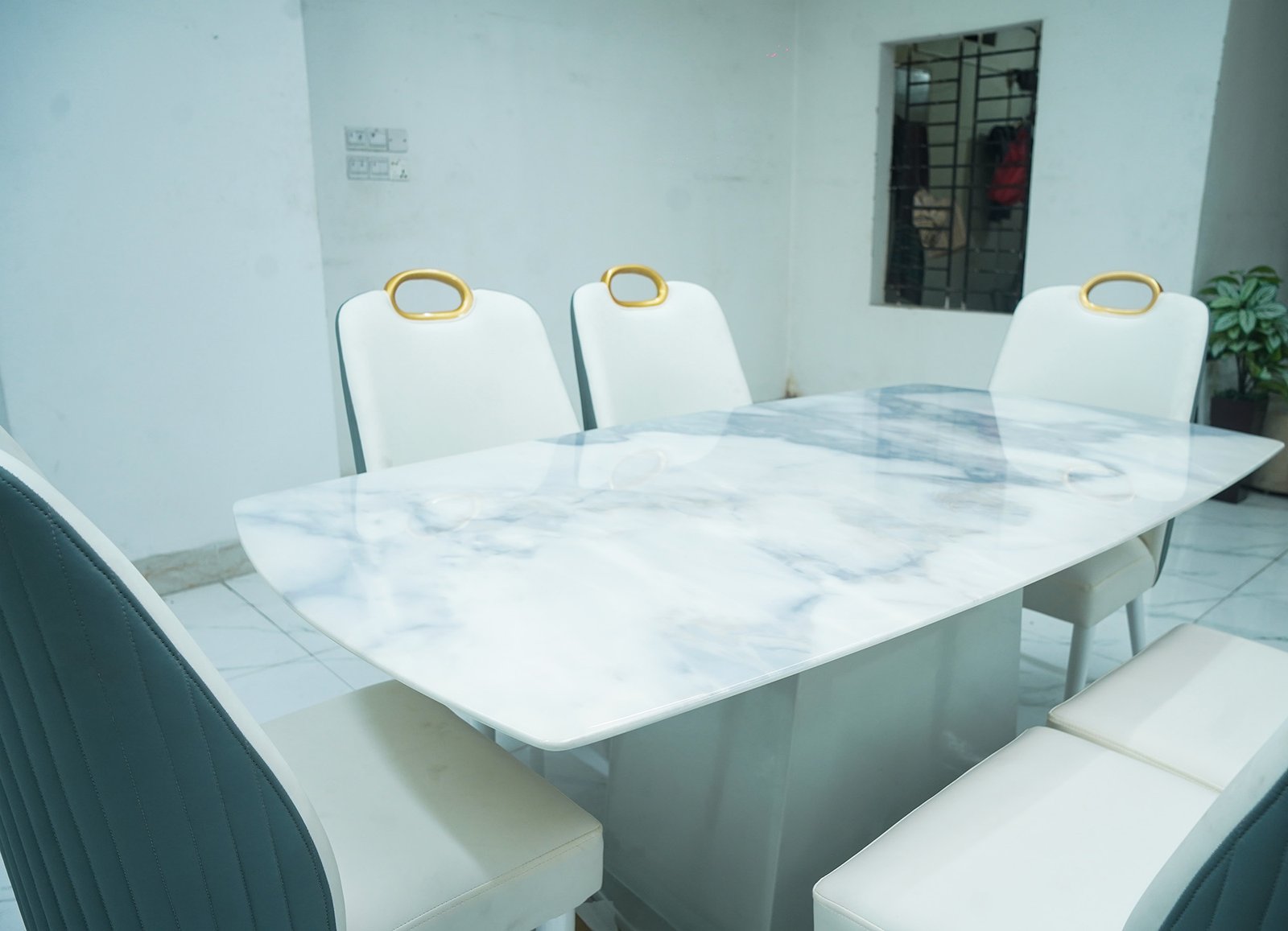 Azure Pearl Dining Dining Table Set (6 Seater) furniture in Bangladesh